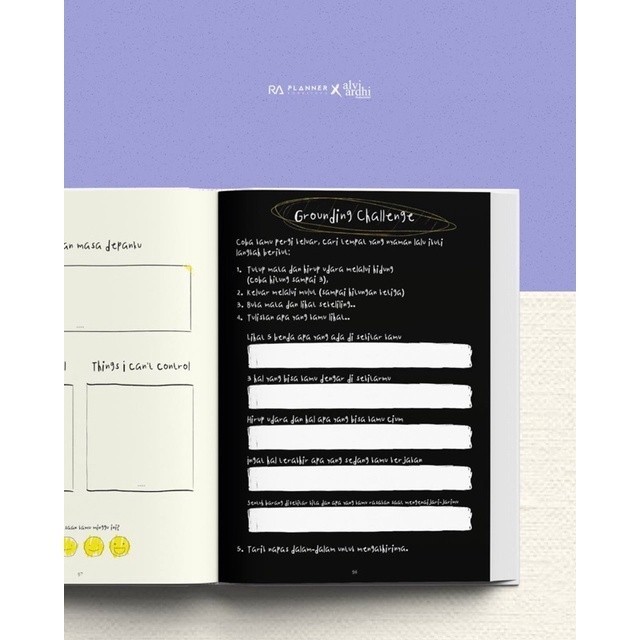 

Self Healing Journal - RA Planner x Alvi Ardhi + free Journal Kit