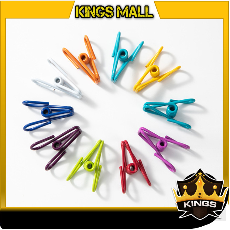 

KINGS - H6148 Stainless Clip Jemuran / Klip Jepitan Serbaguna / Jepitan Warna-Warni Stainless Steel / Klip Multifungsi Isi 10 PCS