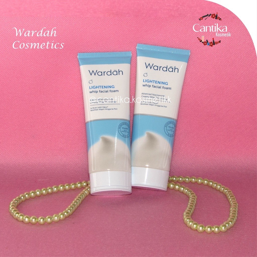 ♥ CANTIKA ♥ 🆆🅰🆁🅳🅰🅷 Wardah Lightening WHIP Foam sabun cuci muka facial wash mencerahkan memutih wajah