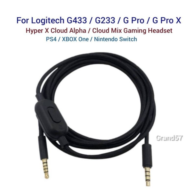 Kabel Audio AUX Kingston HyperX Cloud Alpha Cloud Mix Hyper X Nintendo