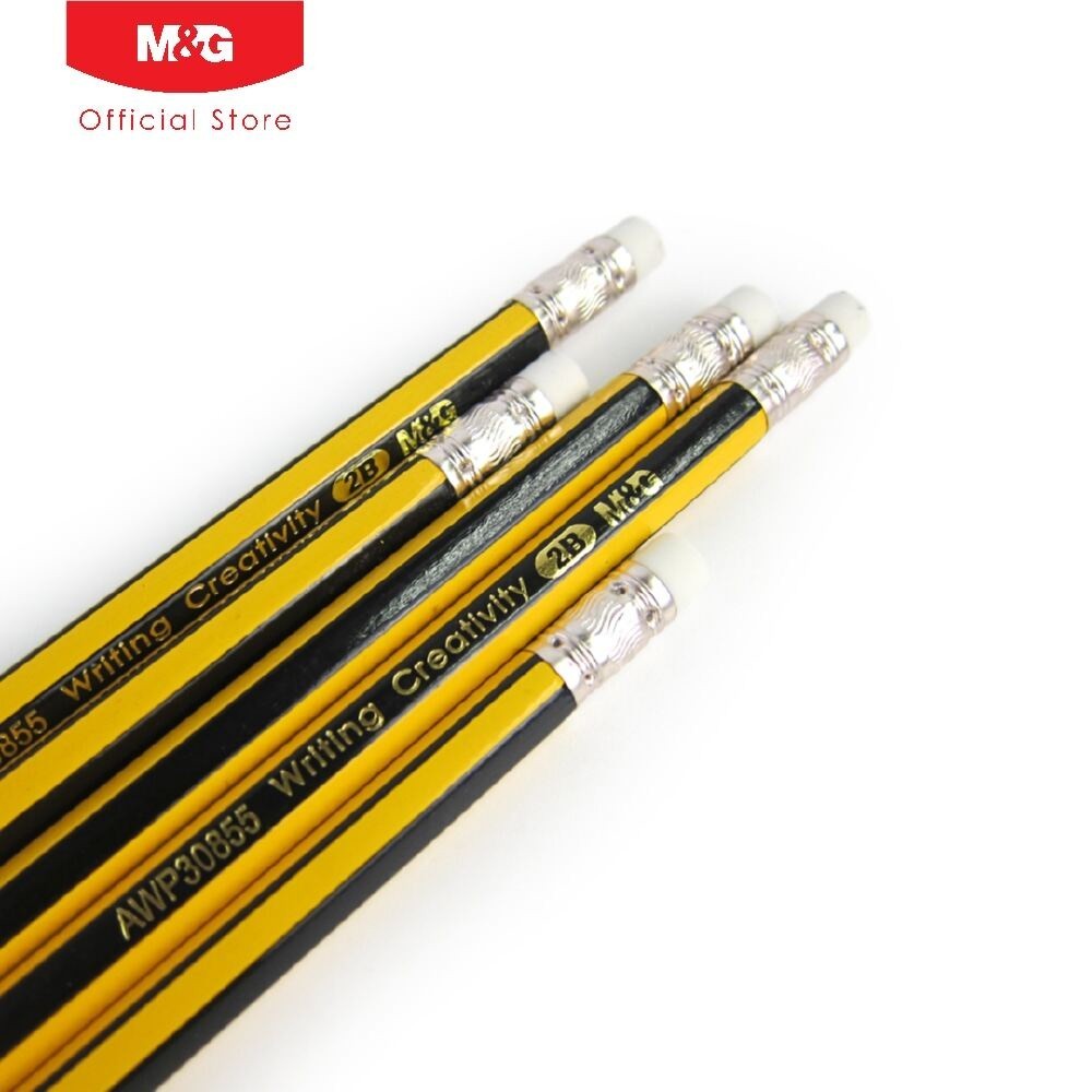 

M&G Pensil 2B Pencil Hexagon With Eraser 2B - AWP30855