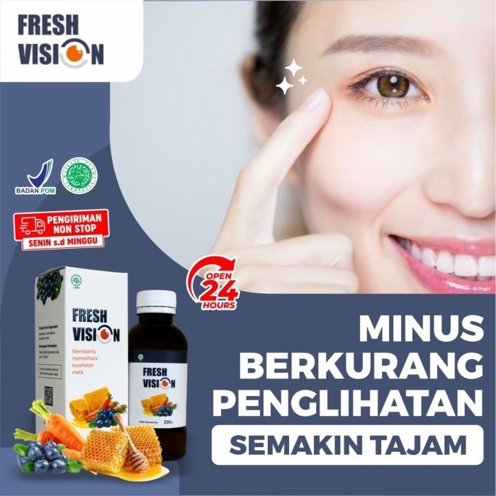

[READY] PROMO Fresh Vision Asli 100% Original | Madu Herbal Mengobati Segala Jenis Penyakit Pada Mata