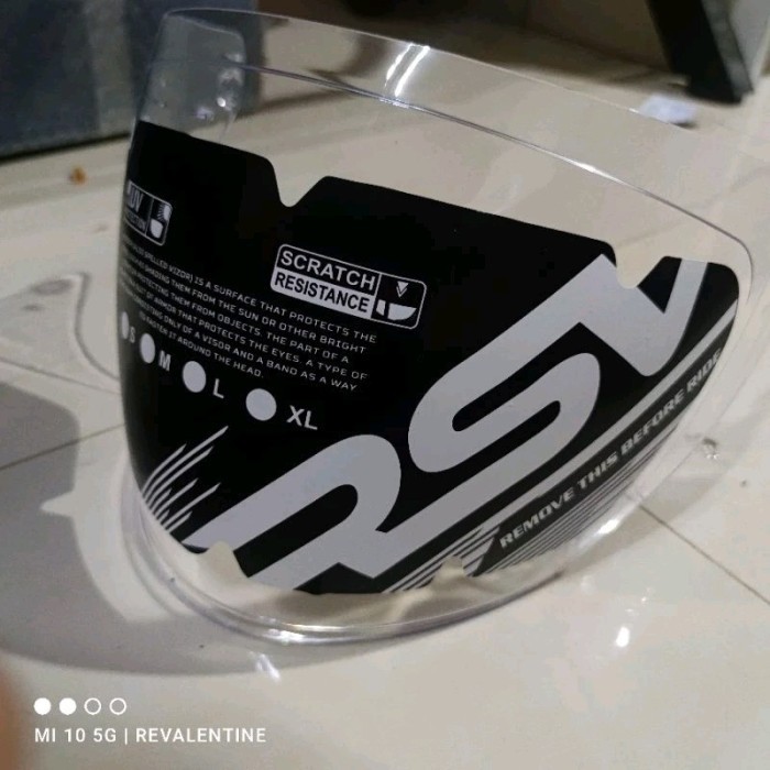 ✨READY✨ -VISOR RSV NEW WINDTAIL & SV300 CLEAR |KACA HELM CLEAR BENING HALF FACE - RACHET