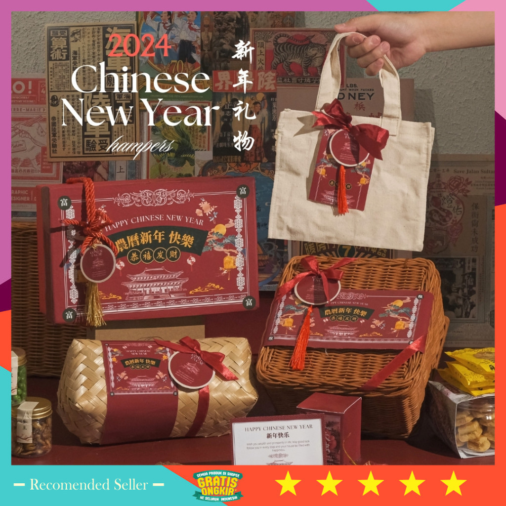 

Hampers Valentine Lebaran Murah Ramadhan Idul Fitri Keren Kekinian Unik / Hampers Imlek Lunar- CNY Hampers Chinese New Year 2024 Parcel Sincia Kado Imlek Hadiah CNY Murah Nastar