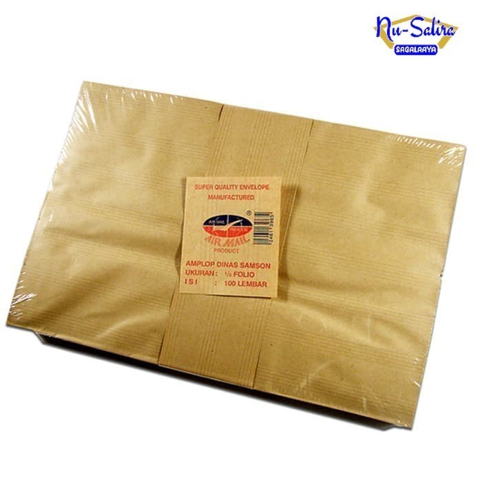 

[ PACK ] Amplop Coklat - Air Mail 1/2 Folio Kuarto A4 F4 MURAH