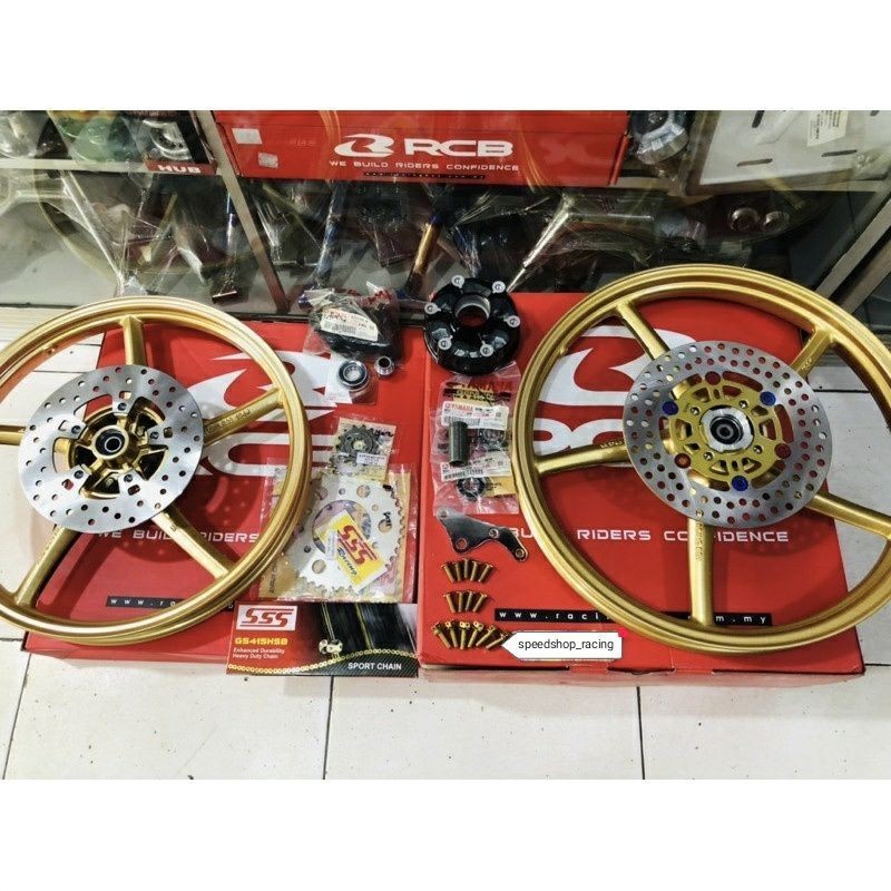 VELG RCB SP522 MX KING FULL PNP NINJA 150 R / RR / SS UKURAN 160/160-17 ORIGINAL MALAYSIA