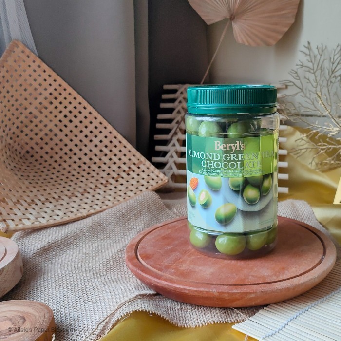

Beryl's Chocolate Jar Semua Rasa | Coklat Beryls Jar 450 gr Halal - 6.AlmndGreenTea