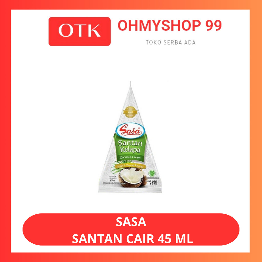 

Sasa Santan Cair 45ml