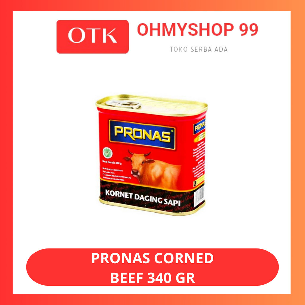 

PRONAS Kornet Daging Sapi Corned Beef 340gr