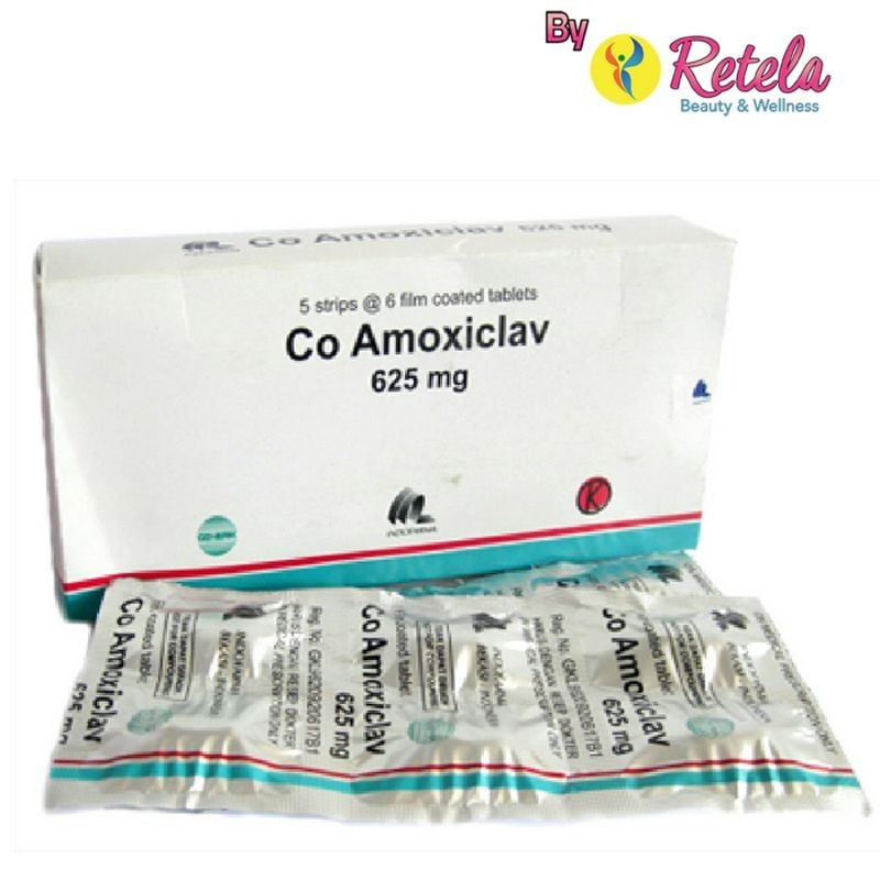 CO AMOXICLAV 625MG 1 STRIP 6 KAPLET