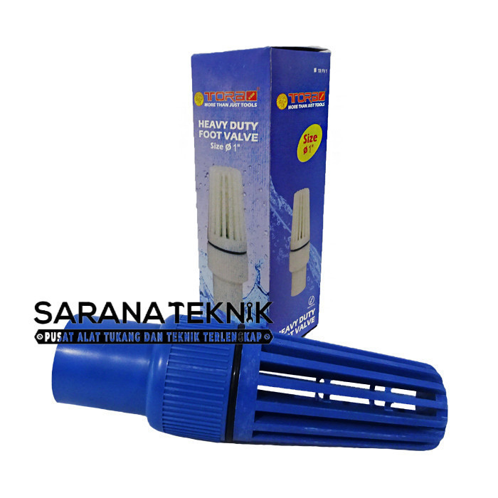 Foot Klep Jumbo Plastik + Saringan PVC Foot Valve 1 Inch  / Saringan - 1 Inch / Saringan Klep Pipa 1