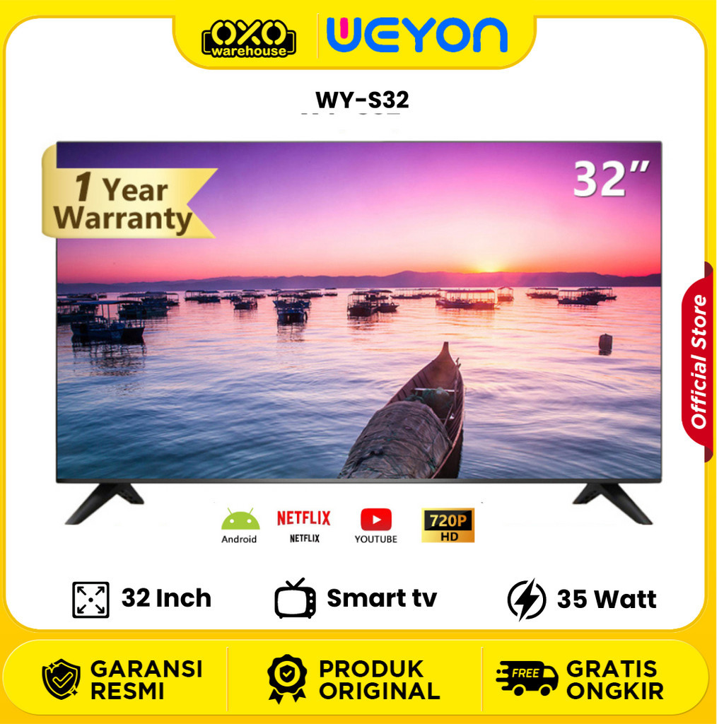 WEYON TV Android 32 Inch smart TV LED Digital TV