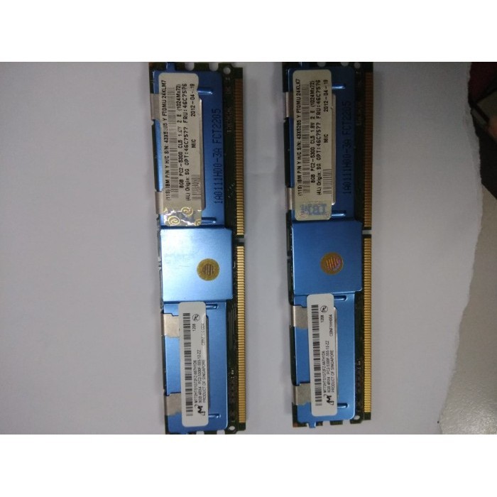 Ram Server MICRON 8GB 4RX4 PC2 5300F DDR2 IBM