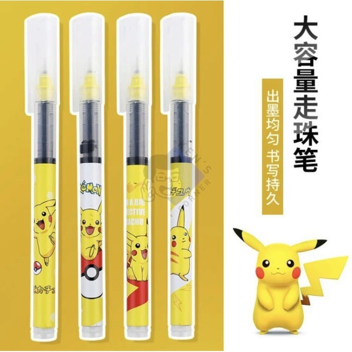 

Pulpen Tinta Motif Pokemon 1 Pcs