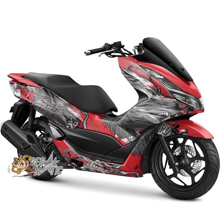 Stiker PCX Full Body - Decal Full Body Motor Honda PCX 150  PCX 160 PCX 2025 Wolf Serigala