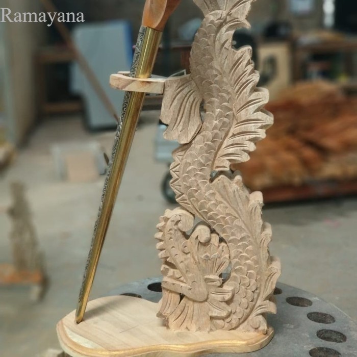 

Kode.KH0004 jagrag jagrak keris ukiran naga isi satu mentah Antik