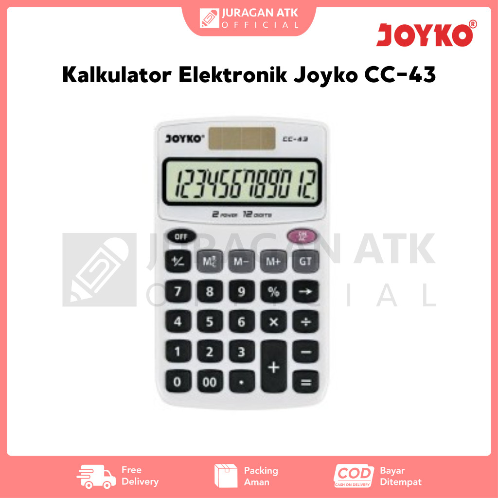 

Kalkulator Elektronik Joyko CC-43