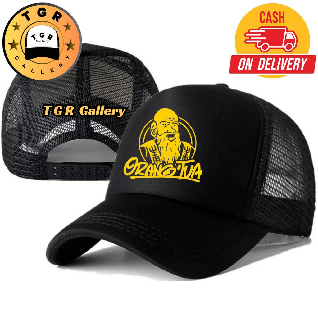 TGR Gallery Topi Trucker ORANG TUA - Topi Distro ORANG TUA Logo - Topi ORANG TUA Premium - Topi Pria