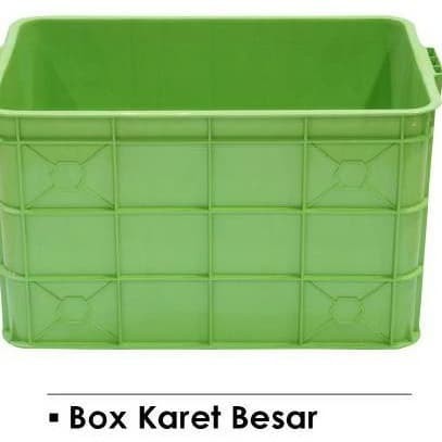 

Krat Buntu / Box Karet / Box Tahu Besar - Hijau