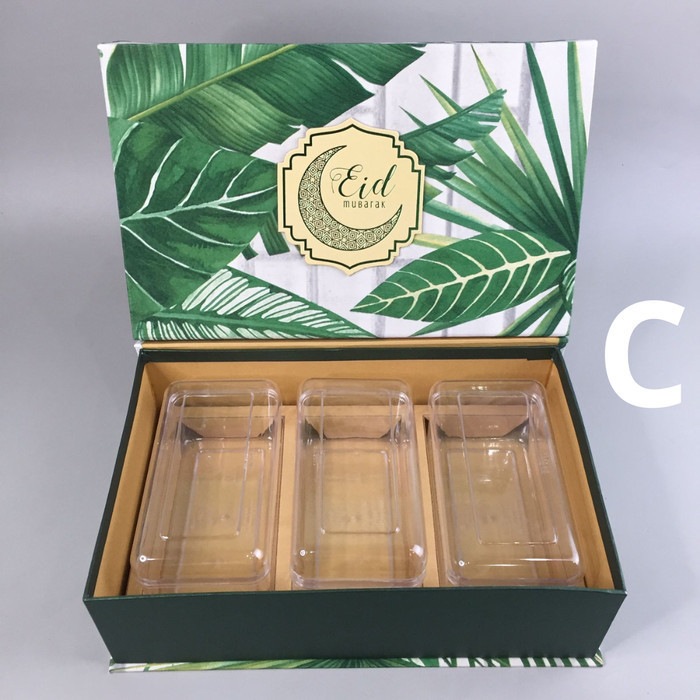

Box Cookies isi 3 Toples HardTop 350gr / Box Lebaran / Hampers Lebaran - C