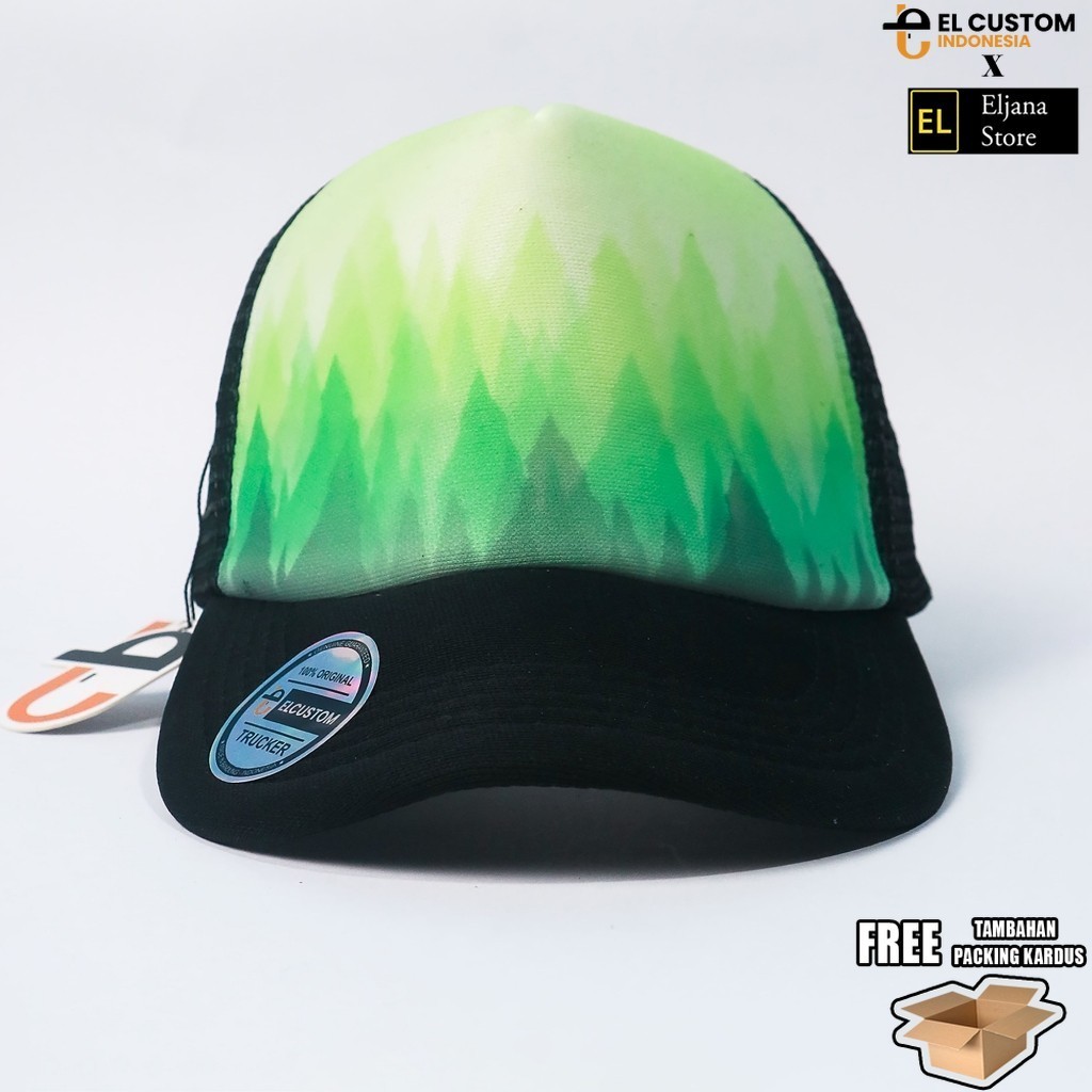 TONGASS - Topi Jaring Airbrush / Topi Custom/  Tiedye/ Topi Premium / Topi Trucker / Topi SMA / Topi