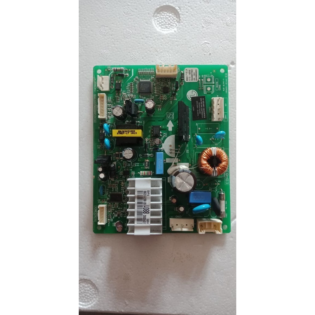 MAIN PCB CONTROL EBR83928808
EBR83928801
EBR83928805
EBR83928802
EBR83928807 KULKAS INVERTER LG 1 PI