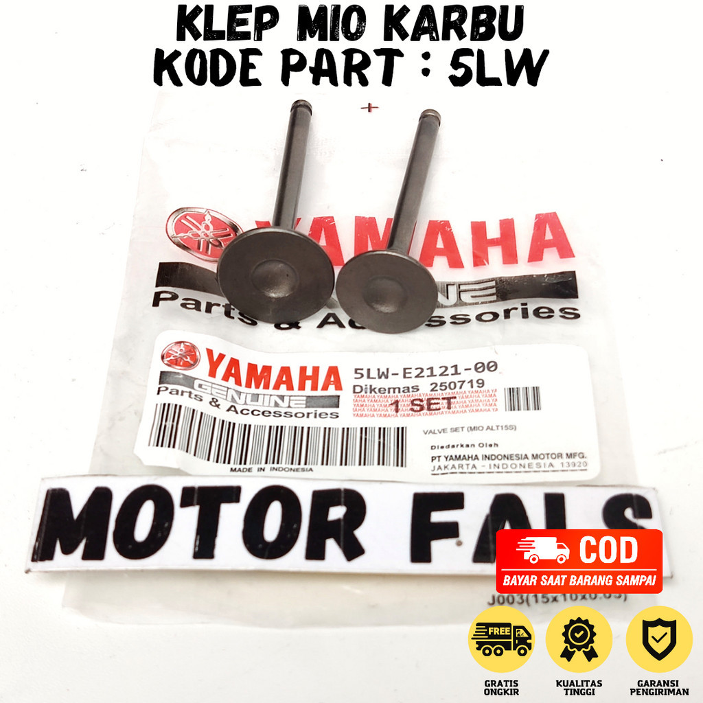 Klep Yamaha  Klep Mio  Klep Mio Smile  Valve Set Mio Smile ( 5LW-E2111-00 )