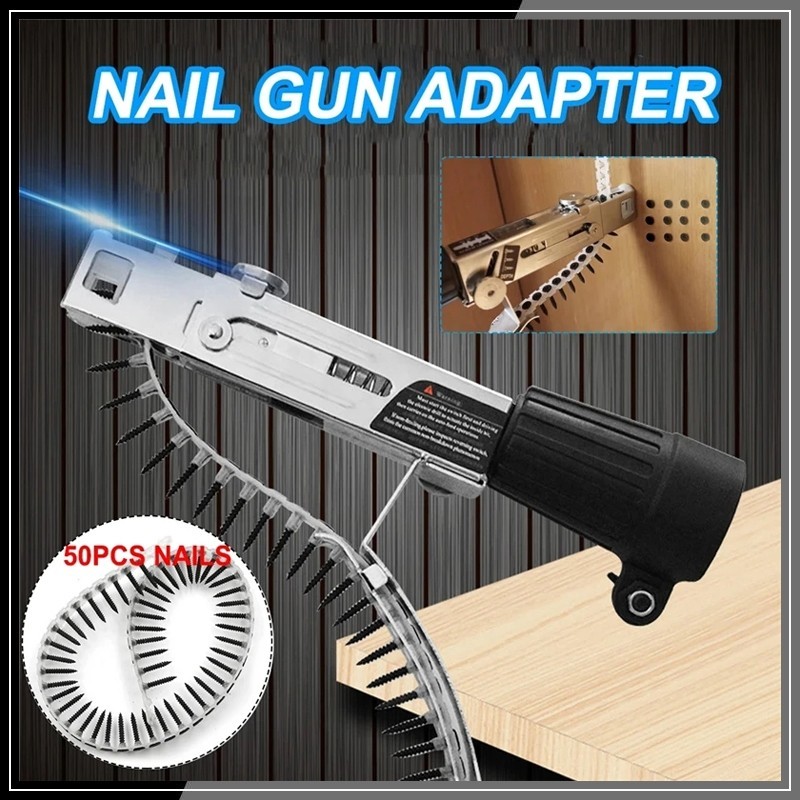 Rantai paku paku sekrup otomatis pistol pistol pistol sekrup untuk bor listrik alat kayu tanpa kabel