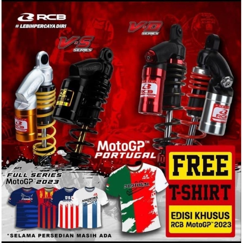 Discon 70% Shockbreaker tabung RCB Nmax PCX Aerox New Nmax VS VD black series 330mm 305mm 350mm Doub