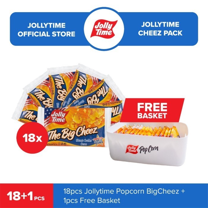 

Promo 18pcs The Big Cheez - Jolly Time Mircowave Popcorn Product Of USA