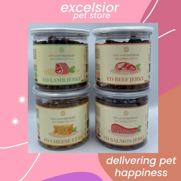 AUR Snack Jerky / Anjing - FD signature Korea - Cheese cube