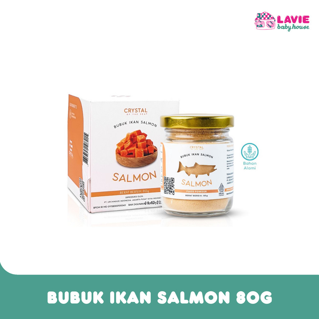 

Crystal Of the sea Bubuk Ikan Salmon 80g