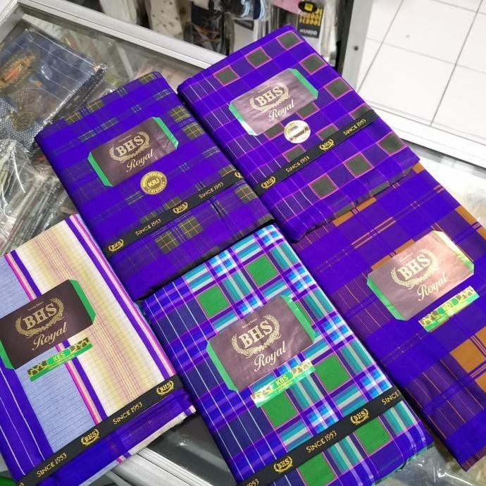 sarung Tenun BHS KDT Gold Royal sutra 50%