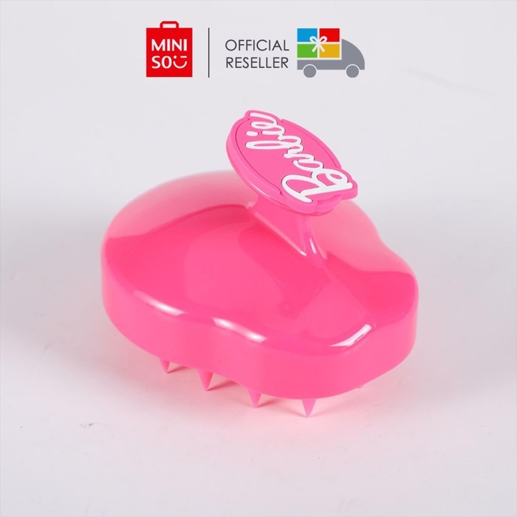Miniso X Barbie Sisir Keramas Sisir Cuci Silikon