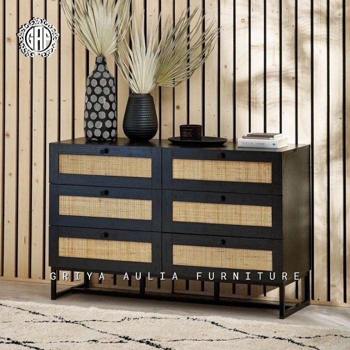 BUFET DRAWER MINIMALIS - CABINET DRAWER KAYU JATI - BUFFET LACI JATI