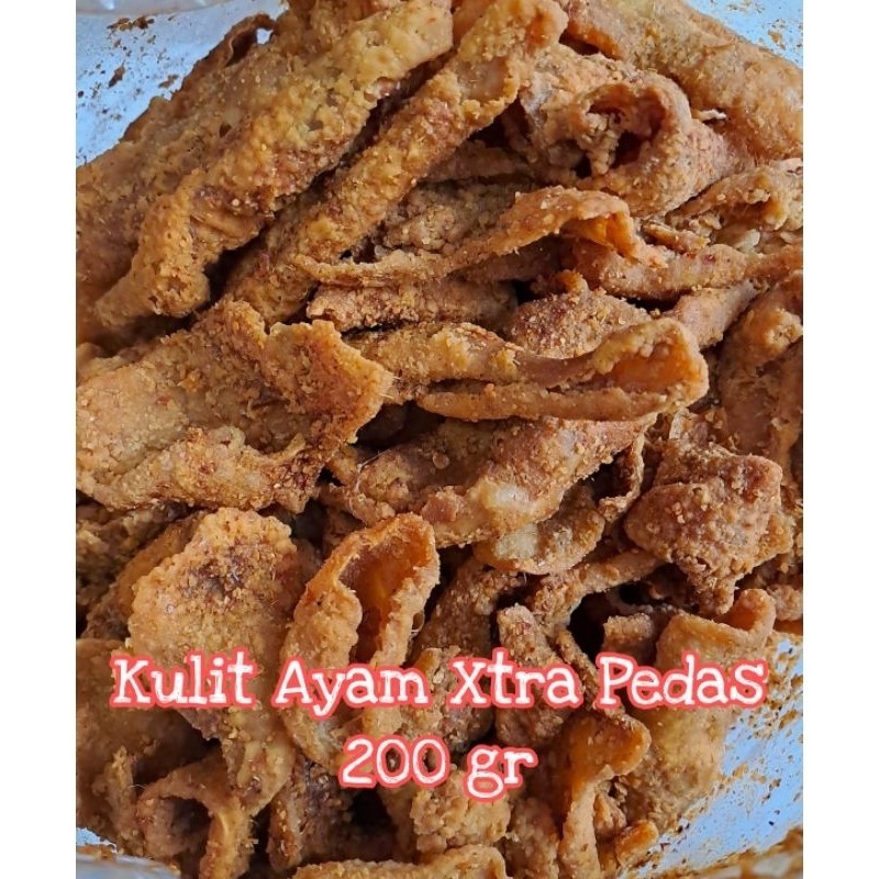 

Kulit Ayam X-tra Pedas 200 grGratis Ongkir & COD