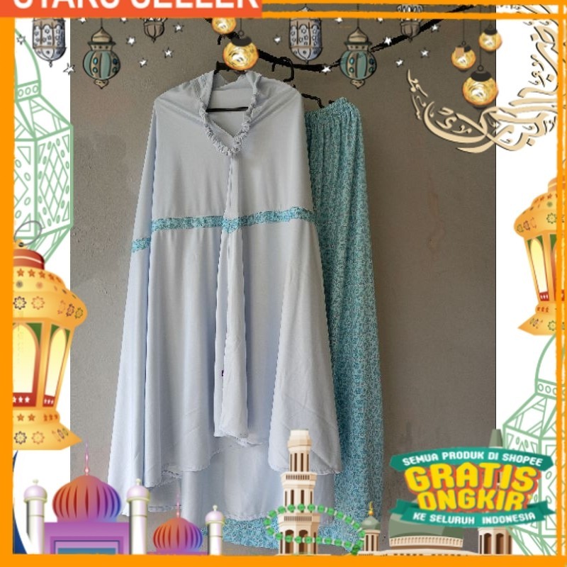 ️ PRELOVED️ MUKENAH ANAK RABBANI/ Pink Dusty Fanta Merah muda