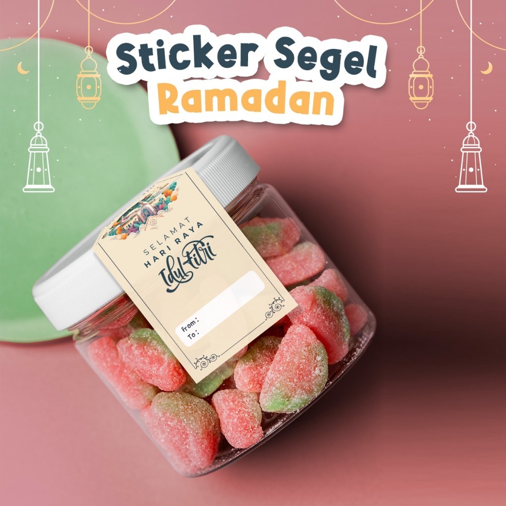 

Stiker Segel Box Ramadan, Stiker Kotak Ramadan, Stiker Toples Hampers Ramadan