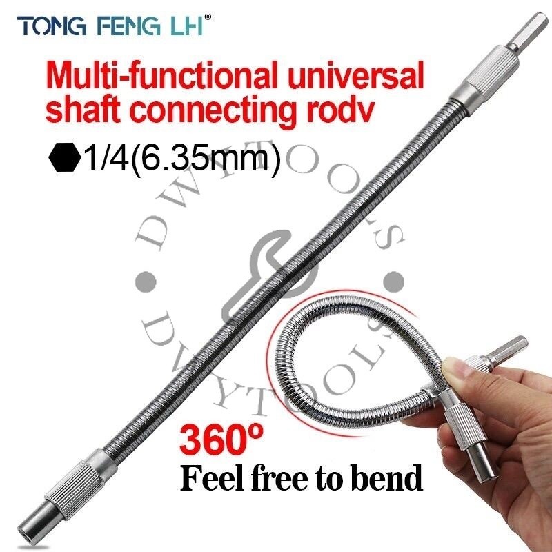 Sambungan Screwdriver Exstensi fleksibel Mata Bor sekrup baut Obeng Cordless Bor Listrik