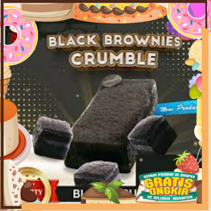 

Black Brownies Crumble Amanda / Brownies Kukus Coklat Khas Bandung Wenak**/ King J Snack