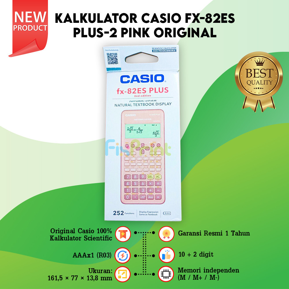

Kalkulator Casio fx 82ES PLUS-2 Calculator Scientific New Original