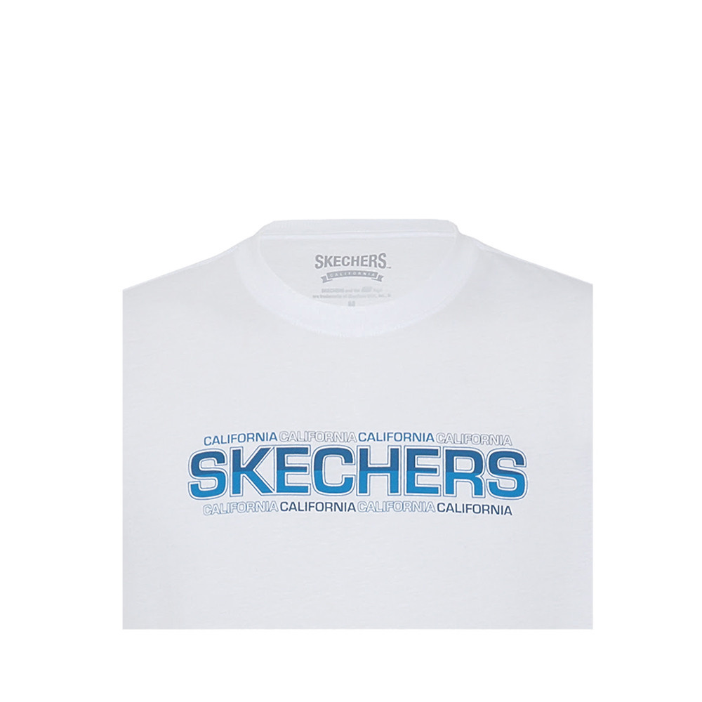 Skechers Men T-Shirt -White