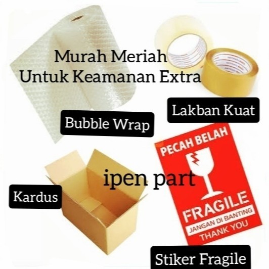

Sangat Disarankan Packing Tambahan Lebih Aman Safety Tidak Mudah Pecah ip3mart