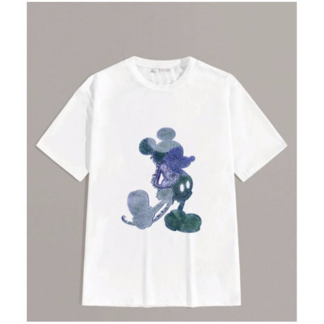 BAJU KAOS TSHIRT HM WHITE MICKEY ANAK PEREMPUAN