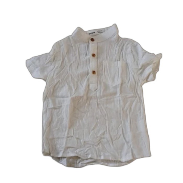 BAJU KEMEJA KEMKO SHEIN WHITE SIMPLY ANAK LAKI LAKI