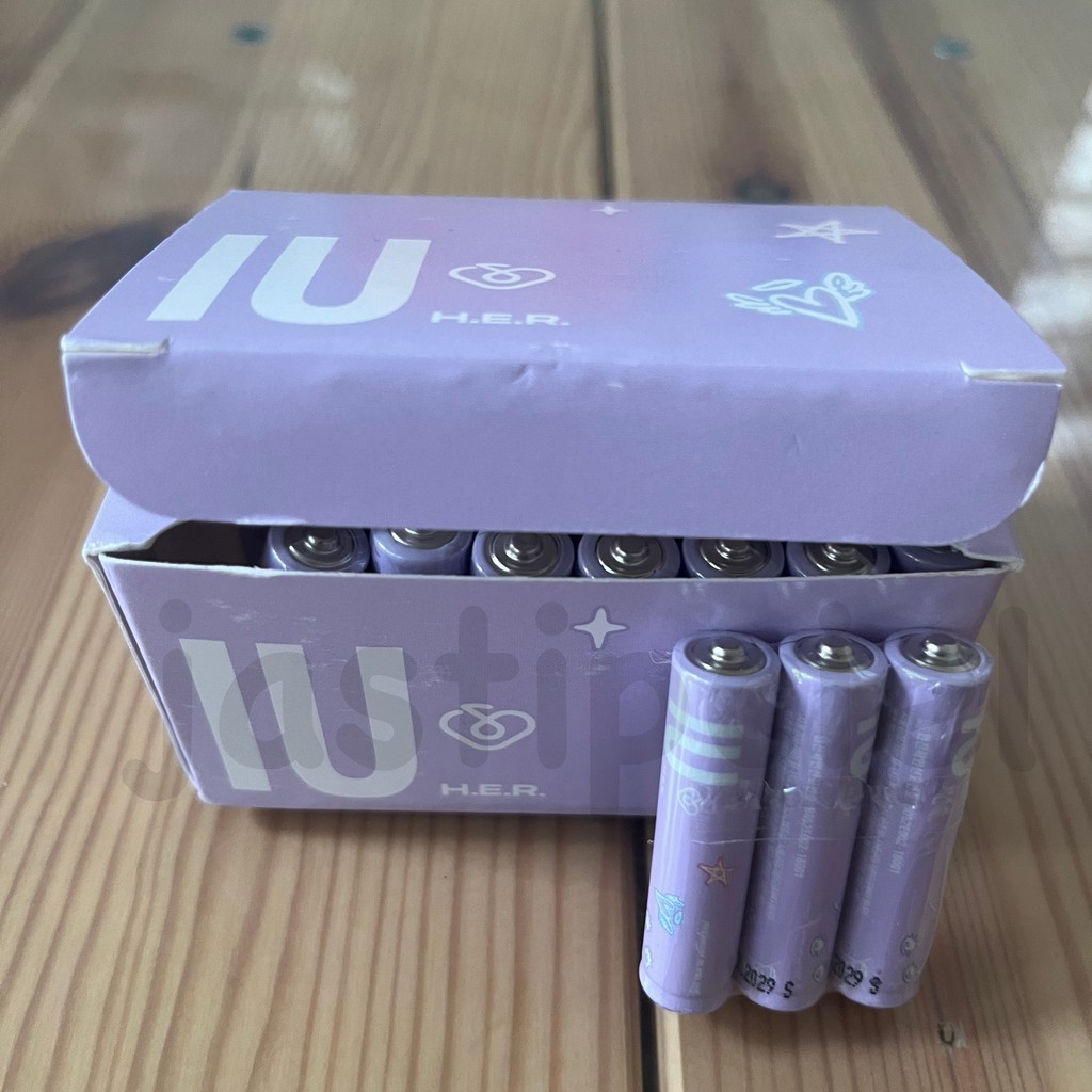 Merch Concert HER Battery Set ( isi 3pc ) - IU