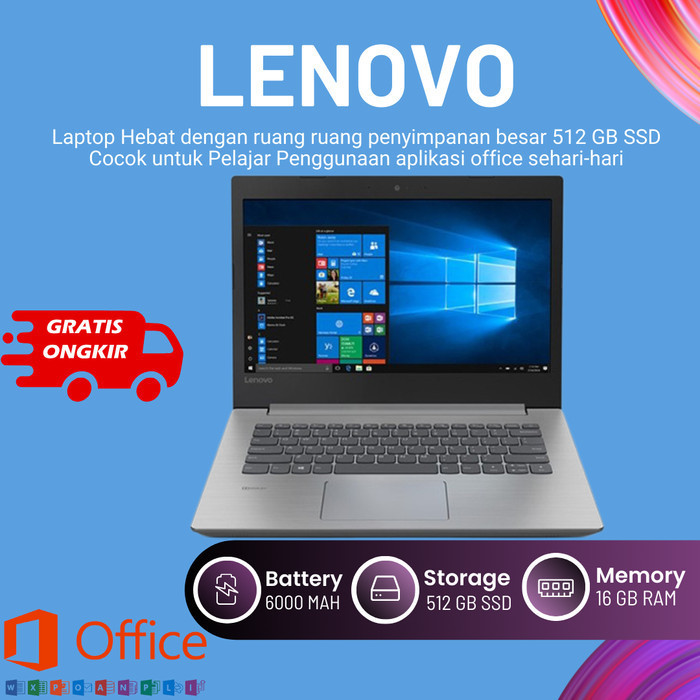 LAPTOP LENOVO IDEAPAD 330 CORE I5-8250U | 8GB | 512GB SSD | WINDOWS