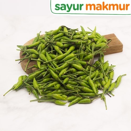 

Cabai Rawit Hijau Konvensional 150 gram Sayurmakmur