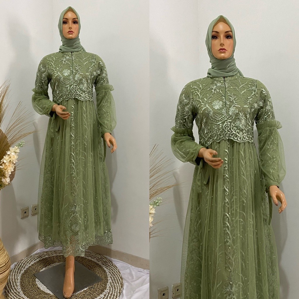 GAMIS TILE BALON/ GAMIS/ GAMIS TERBARU/ GAMIS PESTA/ GAMIS KONDANGAN/ GAMIS JUMBO/ GAMIS PESTA MEWAH