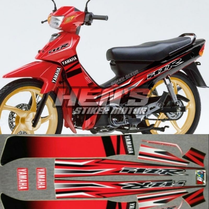 STRIPING FIZR VARIASI FIZ R MERAH SPECIAL EDITION